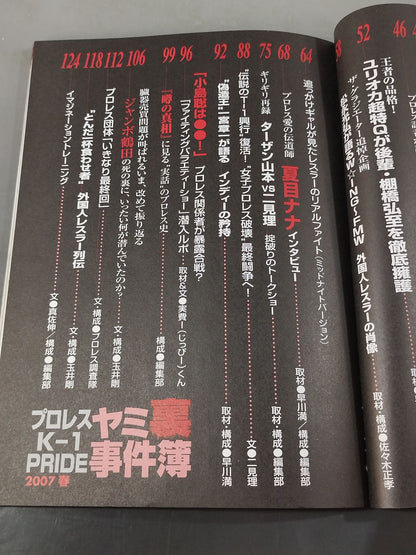 プロレス・K-1・PRIDE ヤミ裏事件簿2007春