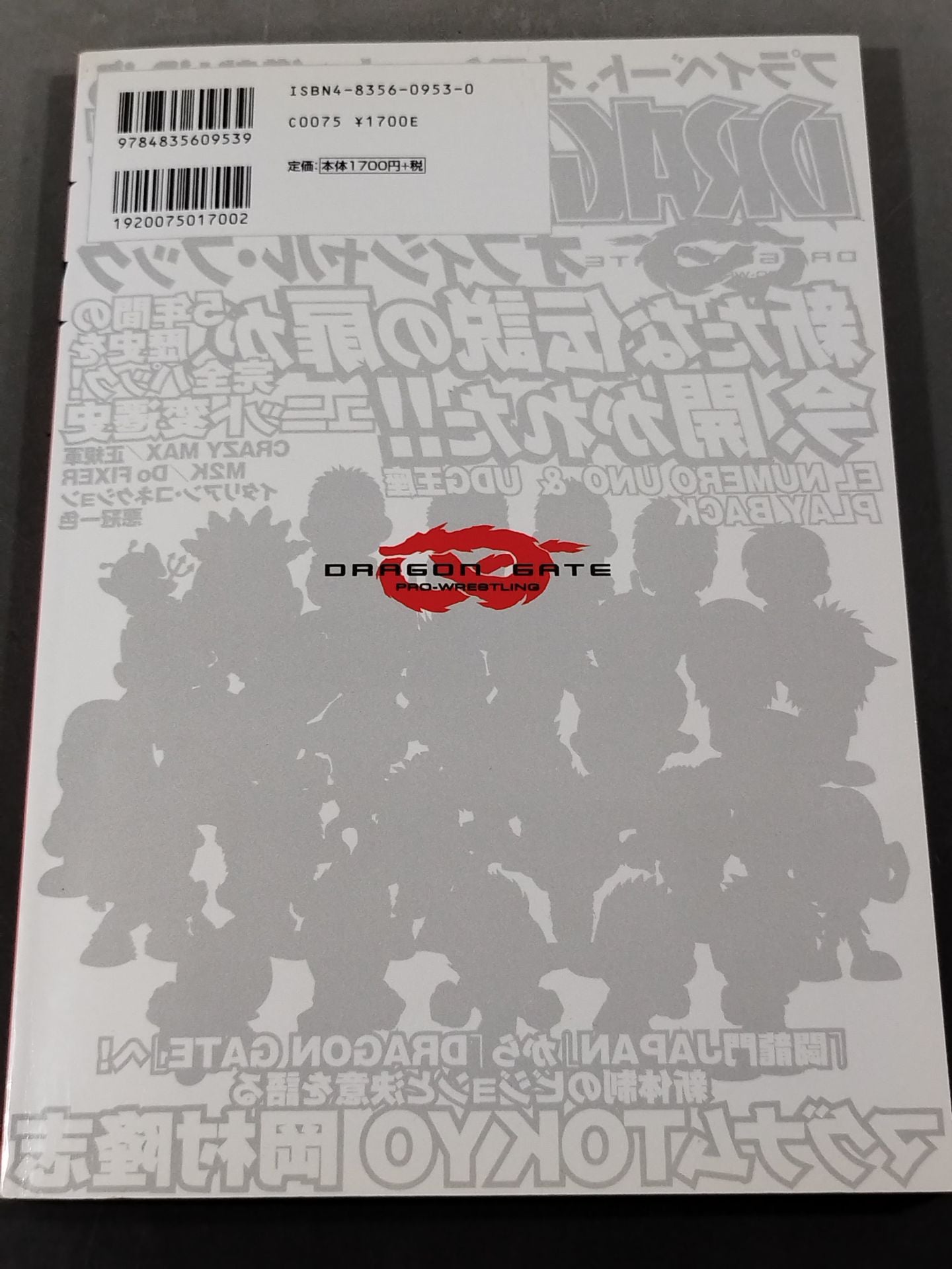 [6 fighters hand signed autograph DRAGON GATE Official Book