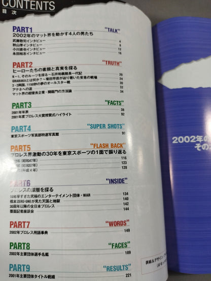 PRO-WRESTLING YEAR BOOK 2002 / 2002年プロレス年鑑
