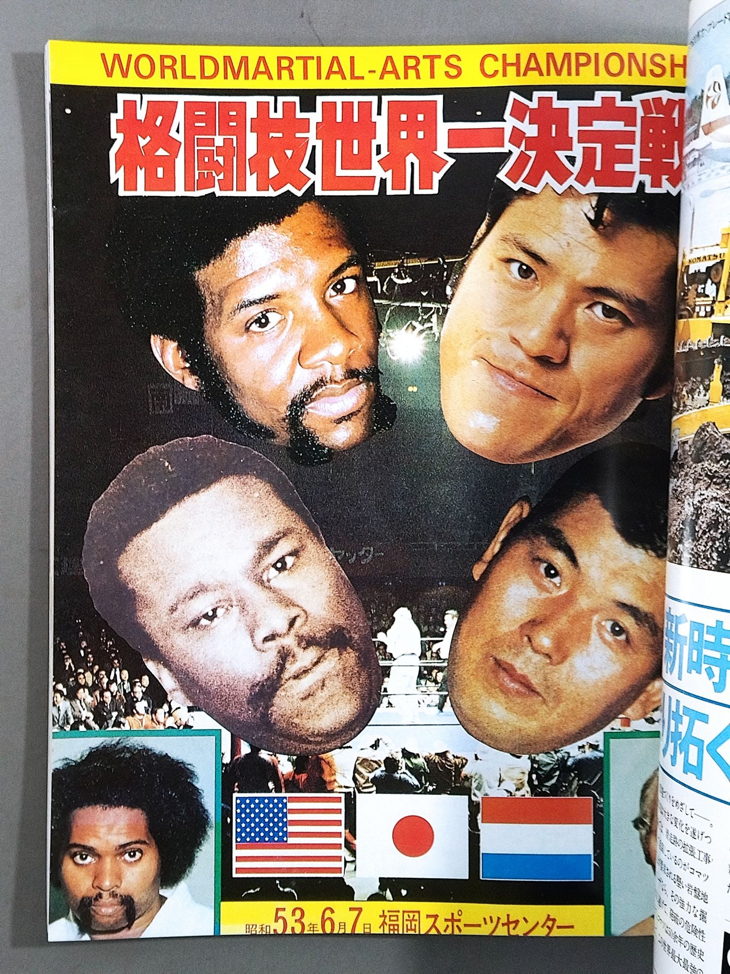 Burning Fighting Spirit New Japan Pro Wrestling Pro-wrestling 30th Anniversary Publication Project Official Reprint Pamphlet Series Martial Arts World Championship Fight