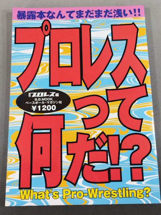 What is Pro Wrestling !? Exposure books are still shallow! !!