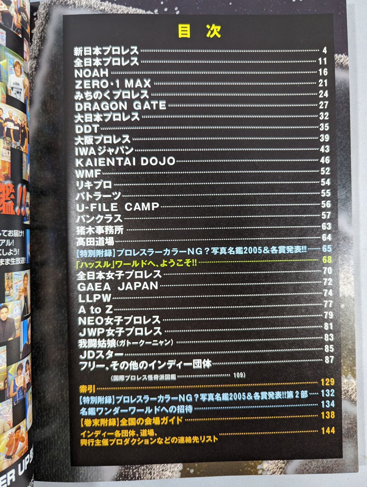 プロレスラー カラー写真名鑑2005 増補改訂版