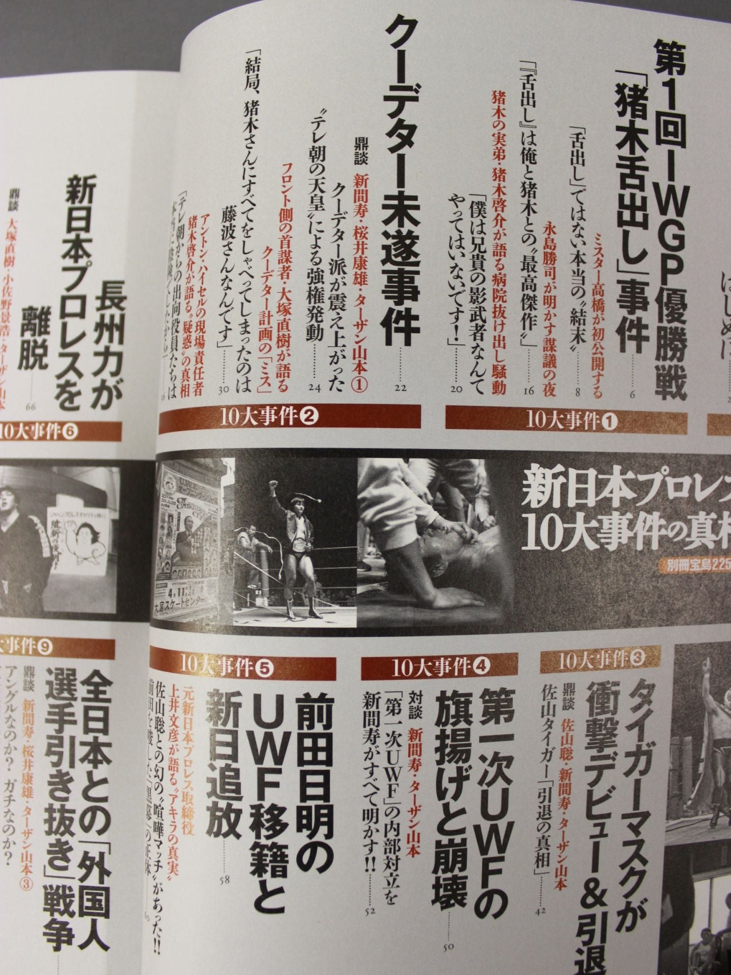 別冊宝島2250 新日本プロレス 10大事件の真相 – 闘道館