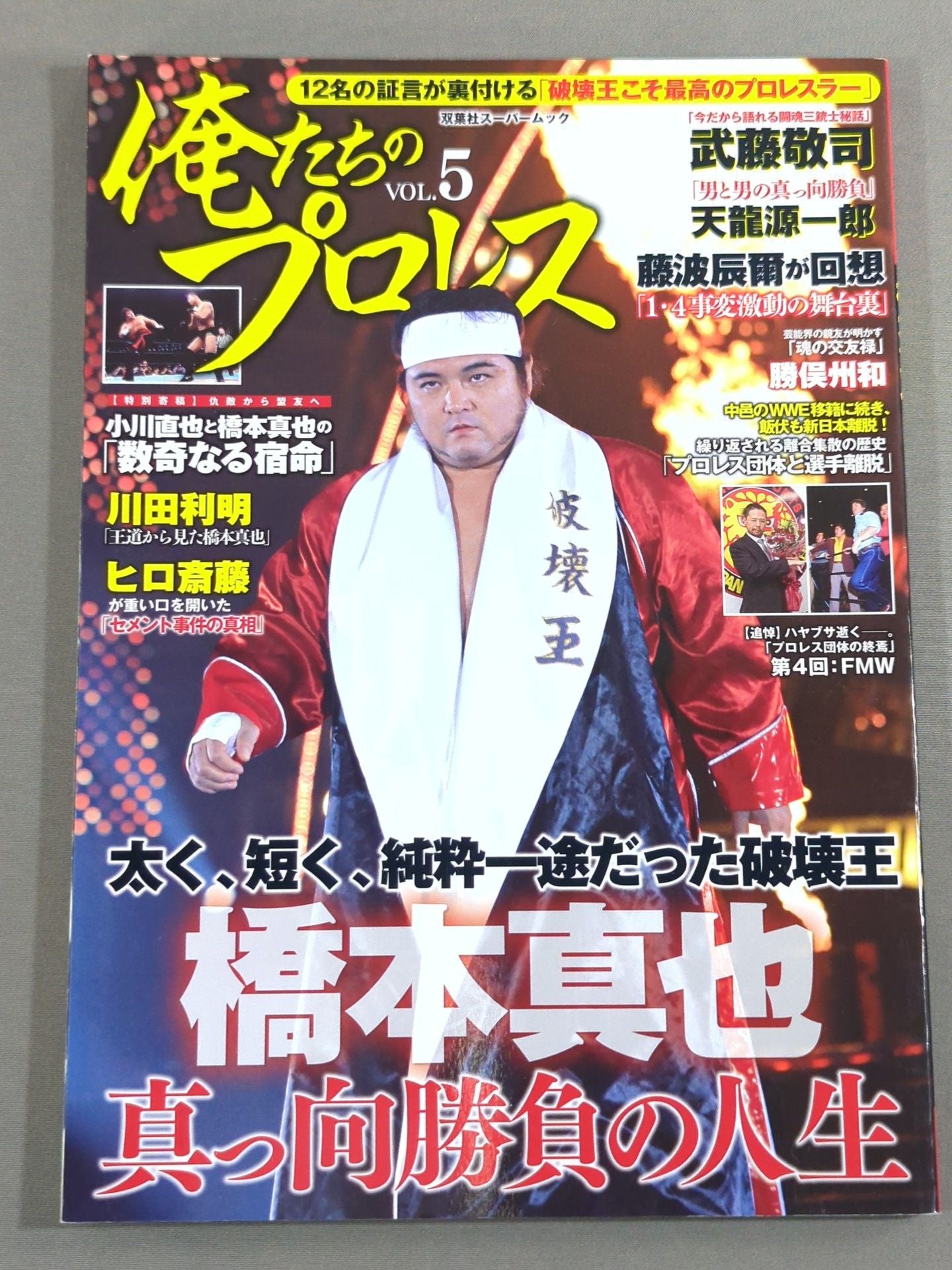 俺たちのプロレス Vol.5 橋本真也 12名の証言が裏付ける「破壊王こそ最高のプロレスラー」