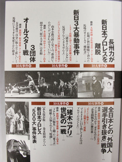 別冊宝島2250 新日本プロレス 10大事件の真相