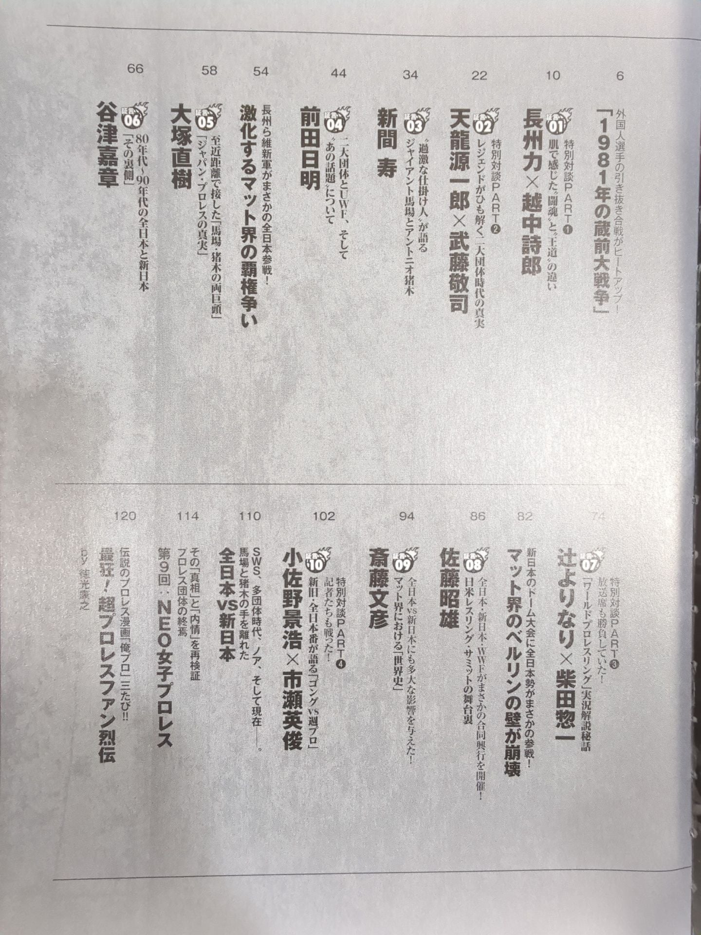 俺たちのプロレス VOL.11 「全日本vs新日本」苛烈を極めた全面戦争の舞台裏を14名が明かす