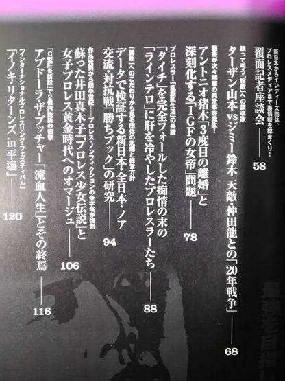 Separate volume Treasure Island 2242 Pro Wrestling  The Man of Suspicion The King of Destruction" 10 years after his death - Shura of the Hashimoto family