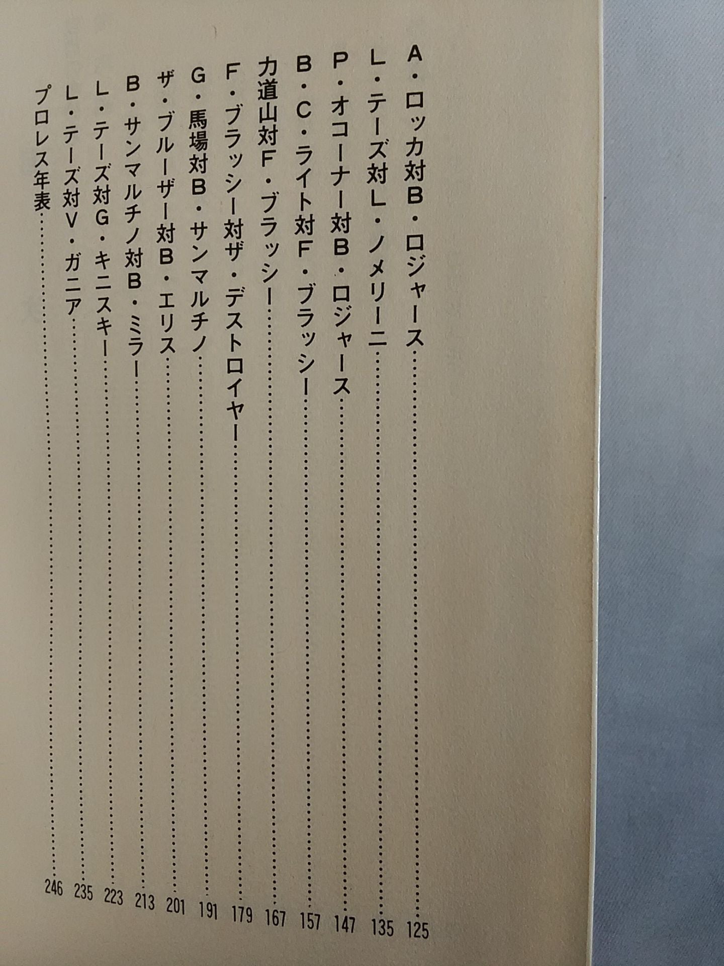 プロレス名勝負物語