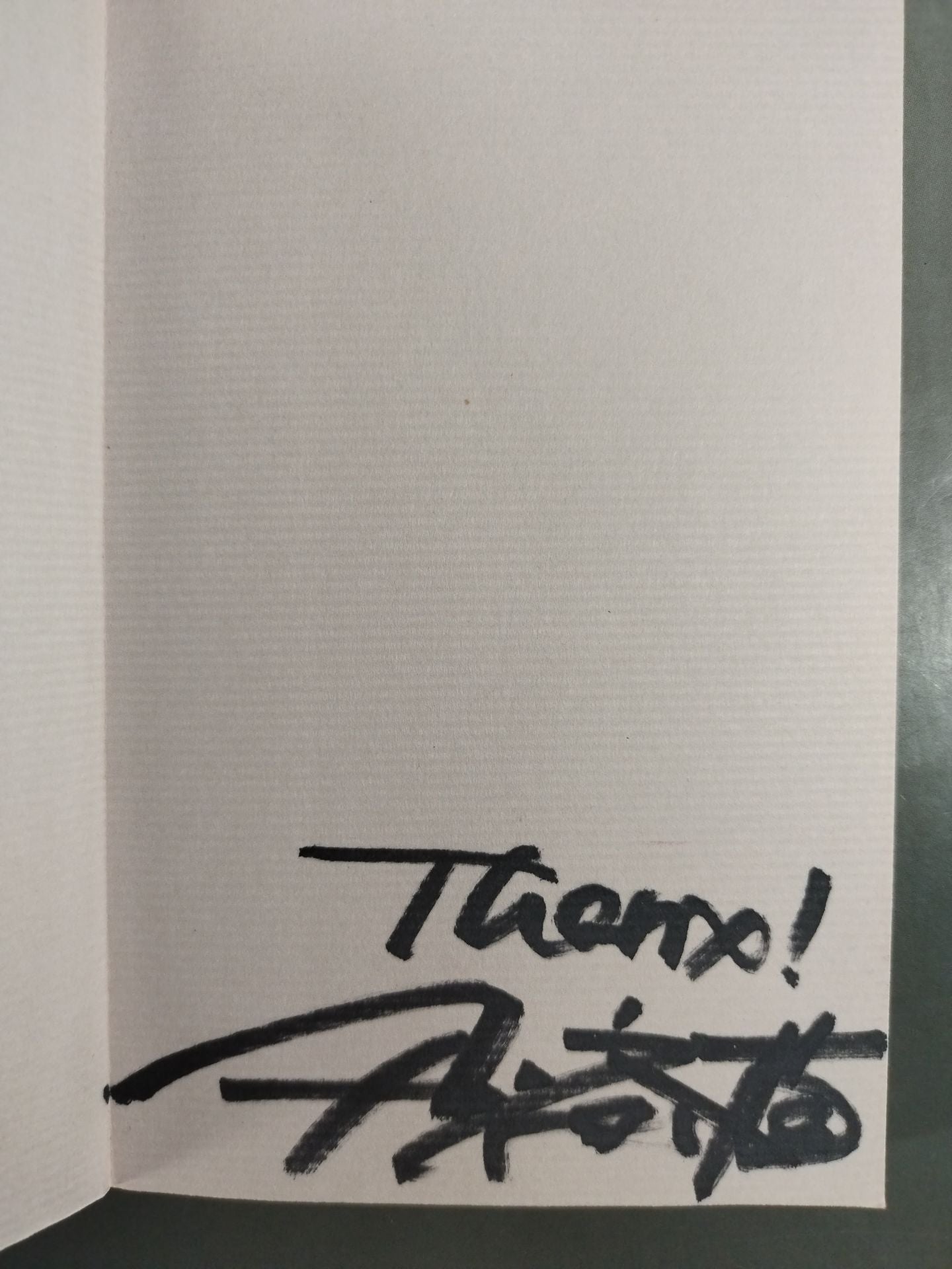 【Fumihiko Saito hand signed autograph 】Itoshi noPro Wrestling  in USA