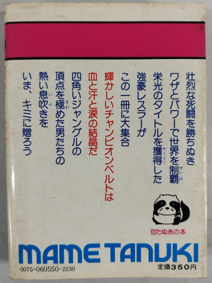 Pro Wrestling  Champions World Title Holder Bean Tanuki Book 155