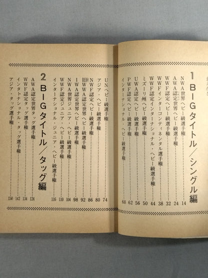 Pro Wrestling  Super Title Match Bean Tanuki Book 187