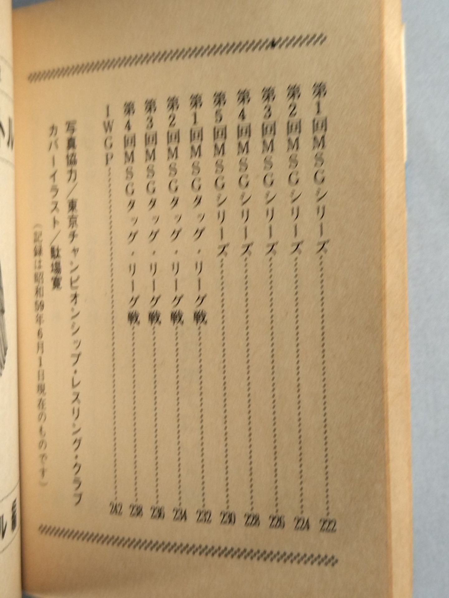 Pro Wrestling  Super Title Match Bean Tanuki Book 187