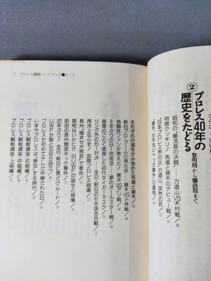 完全保存版 プロレス激闘ハンドブック 燃える男たちの全記録