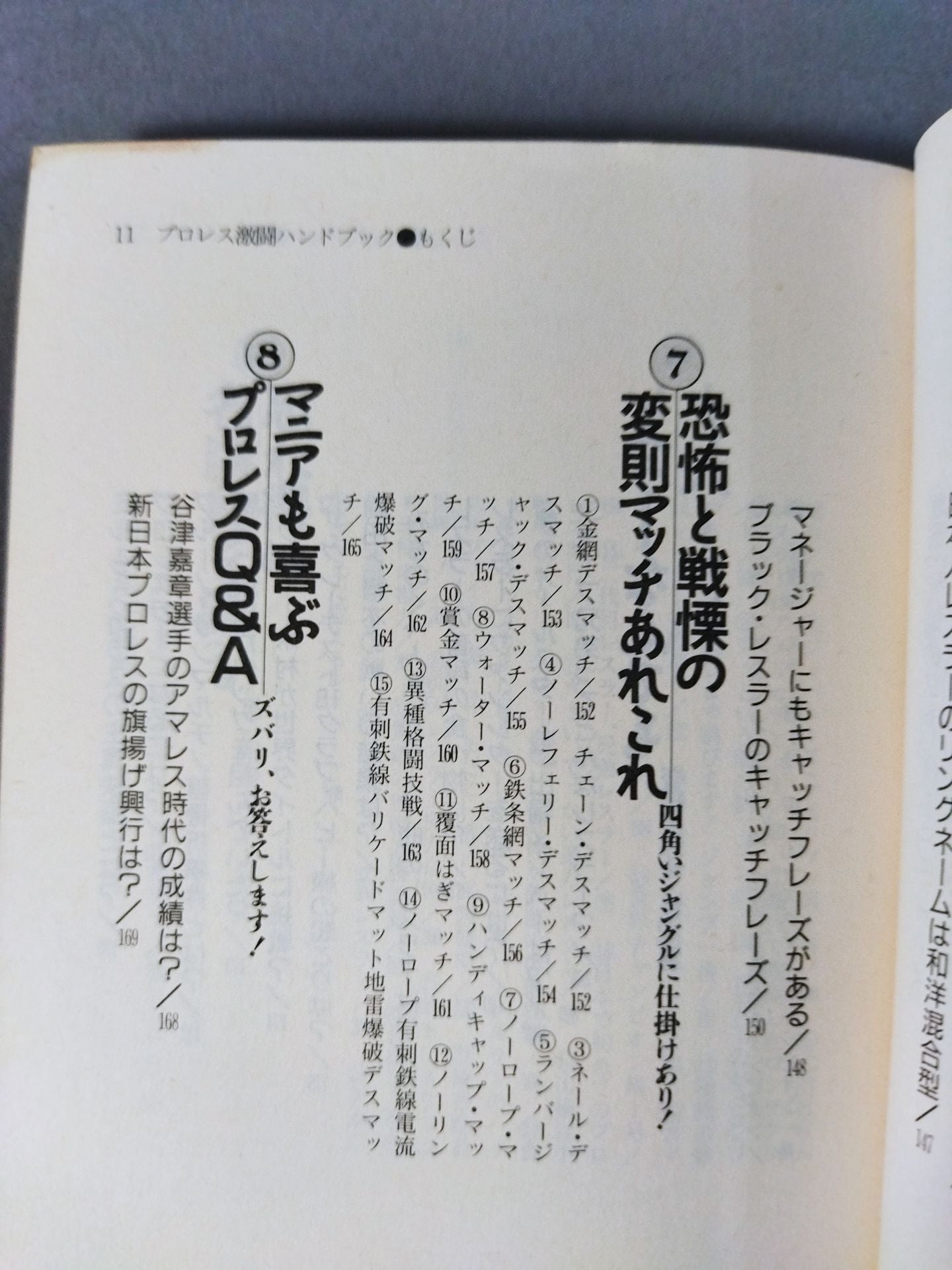 完全保存版 プロレス激闘ハンドブック 燃える男たちの全記録
