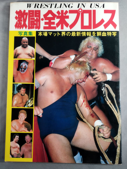 写真集 激闘・全米プロレス 本場マット界の最新情報を鮮血特写
