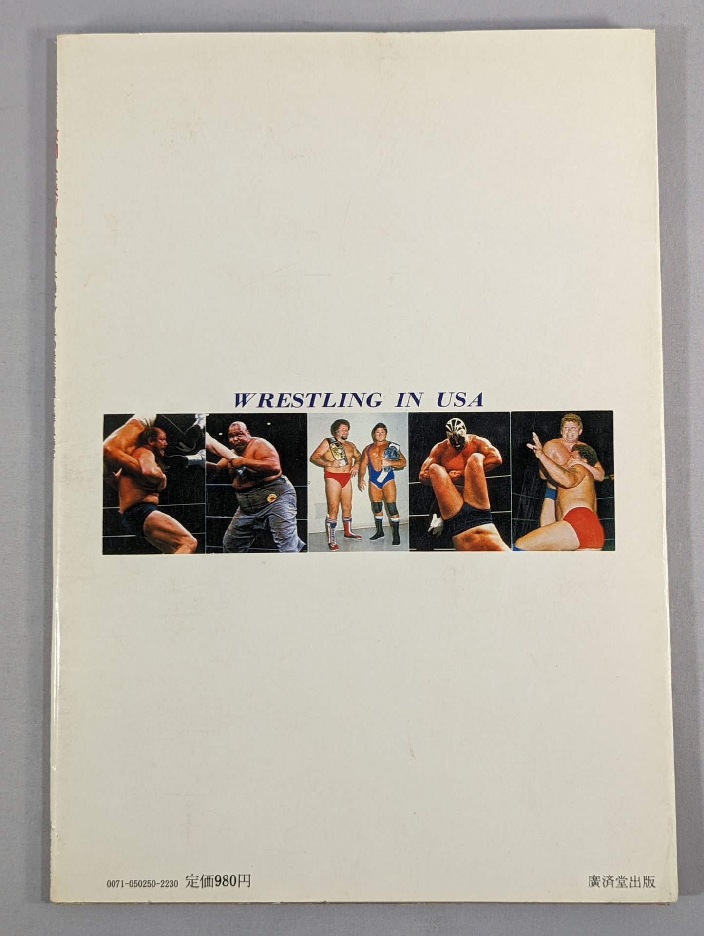 写真集 激闘・全米プロレス 本場マット界の最新情報を鮮血特写