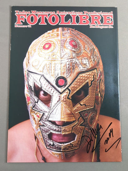 【ドクトル・ワグナーJr.直筆サイン入り】FOTOLIBRE de Mascara Numero.71