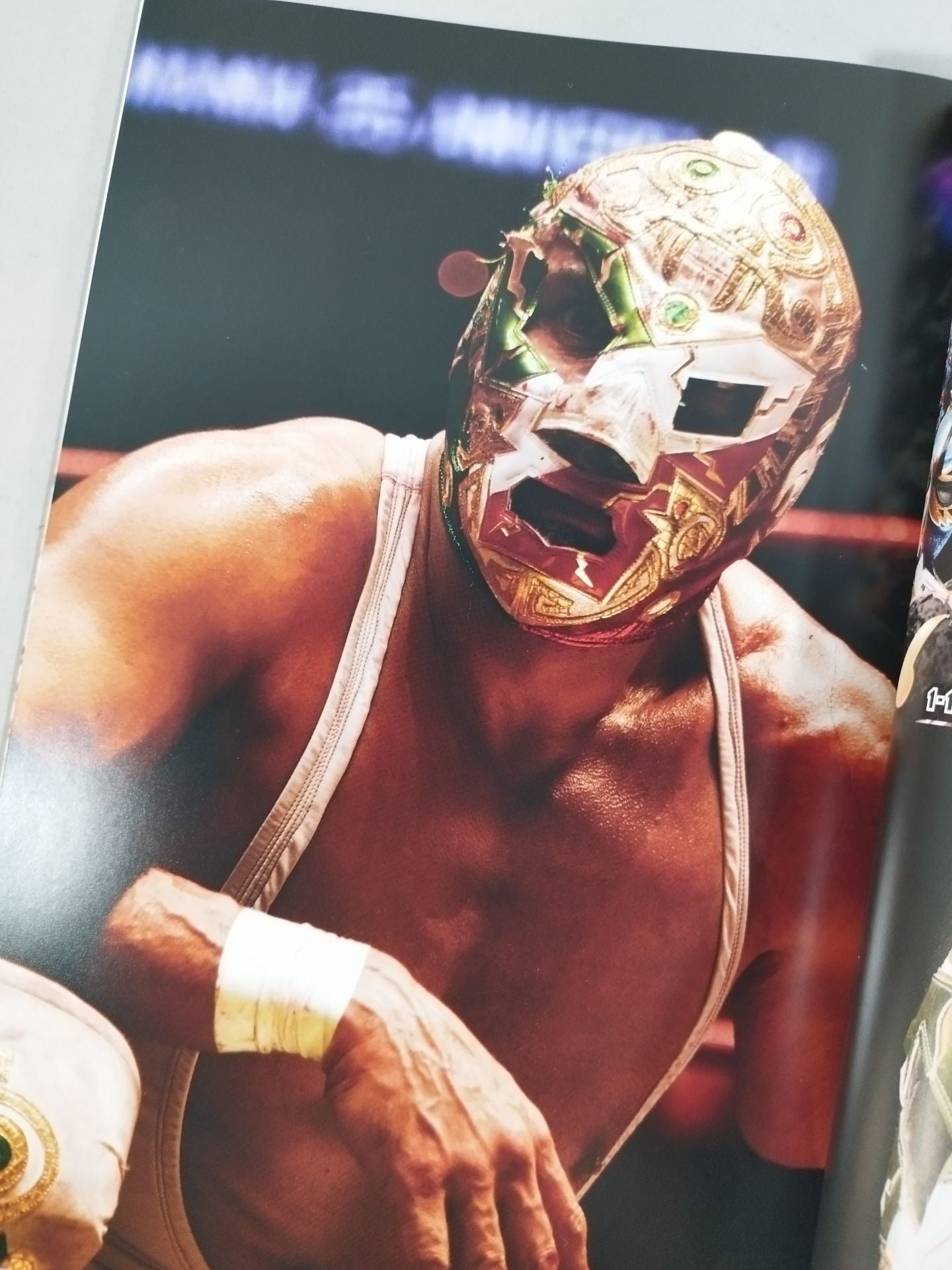 [Dr. Wagner Jr. hand signed autograph 】FOTOLIBRE de Mascara Numero.68