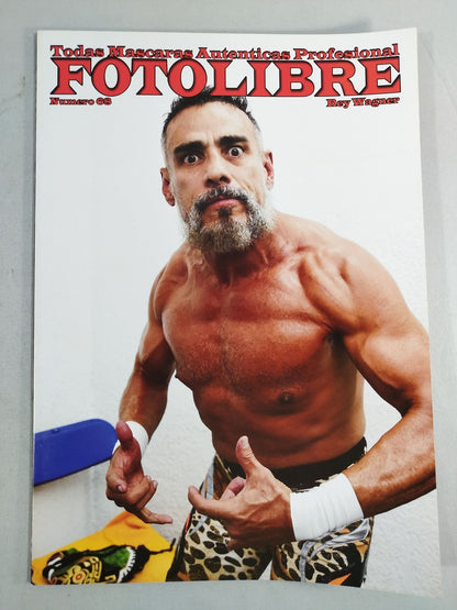 [Dr. Wagner Jr. hand signed autograph 】FOTOLIBRE de Mascara Numero.68