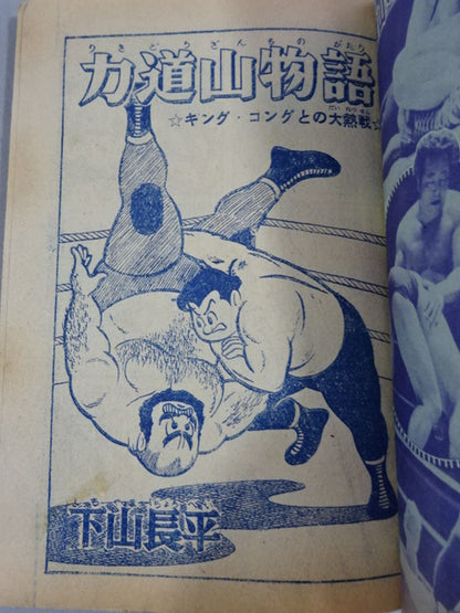 Pro Wrestling  Manga Rikidozan  Story Fierce battle with King Kong!