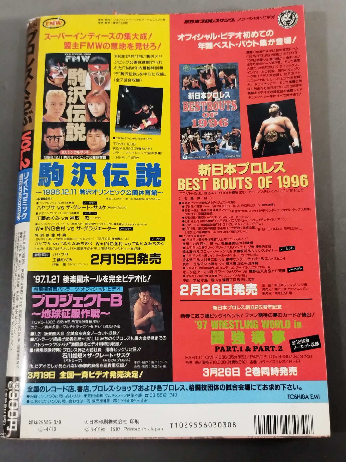 Manga Pro Wrestling  VOL.2
