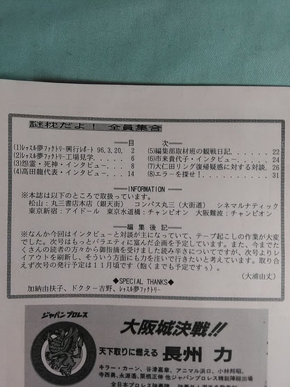 ★ Wrestle Dream Factory Special Issue ★ Mystery Pillow Vol.5