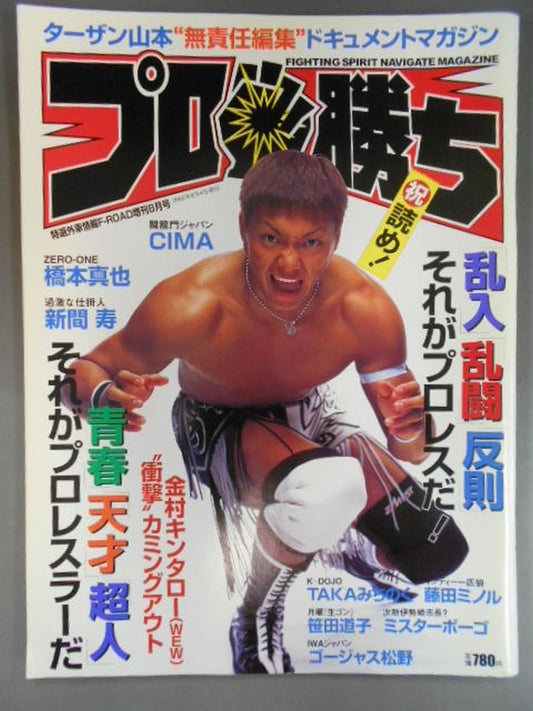 Pro Win Tarzan Yamamoto Irresponsible Editorial Document Magazine No. 2002 Break-in Brawl Foul It's a Pro