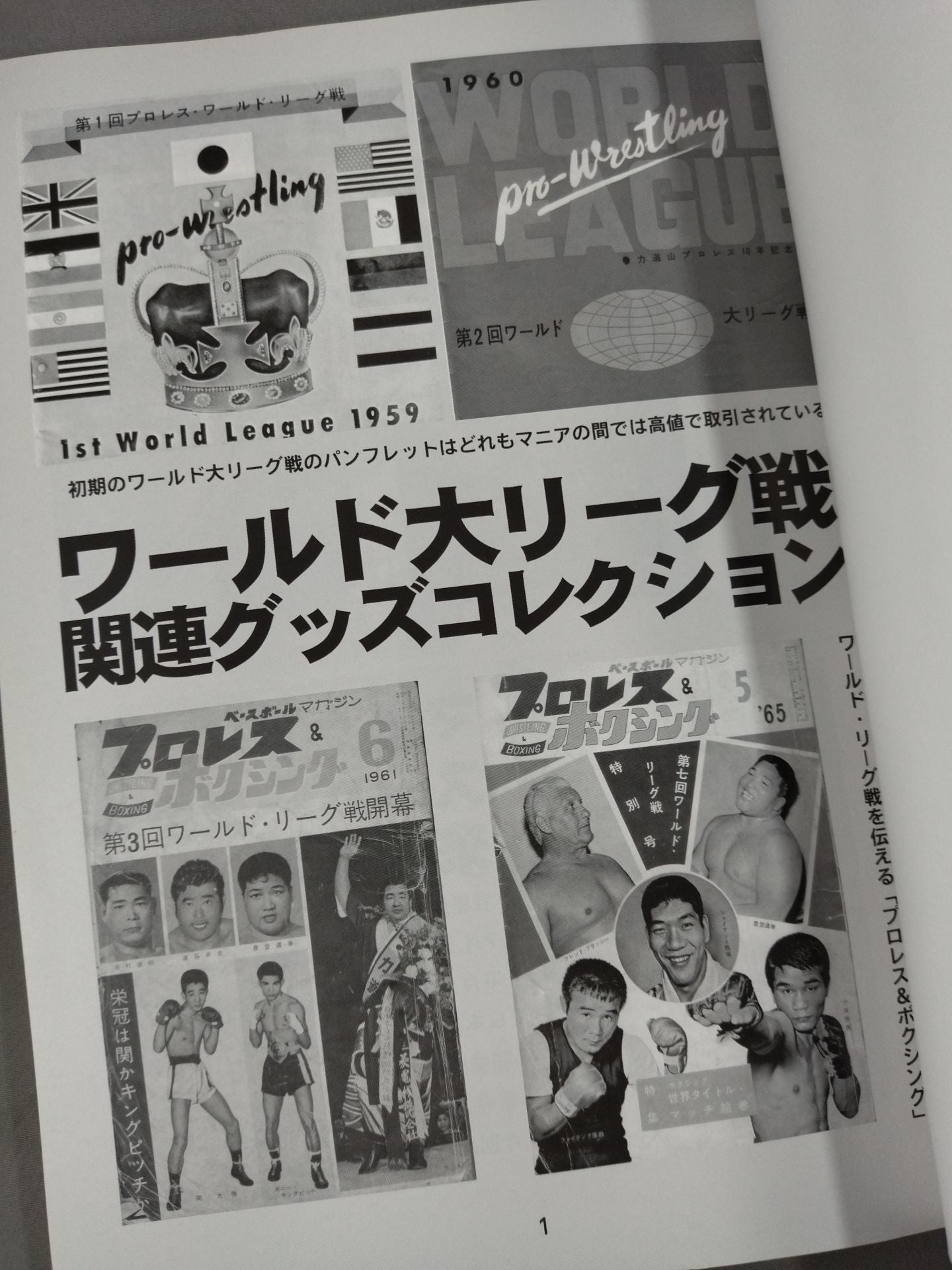 ミック博士の昭和プロレスマガジン第18号 ★特集 ワールド大リーグ戦 第1弾★