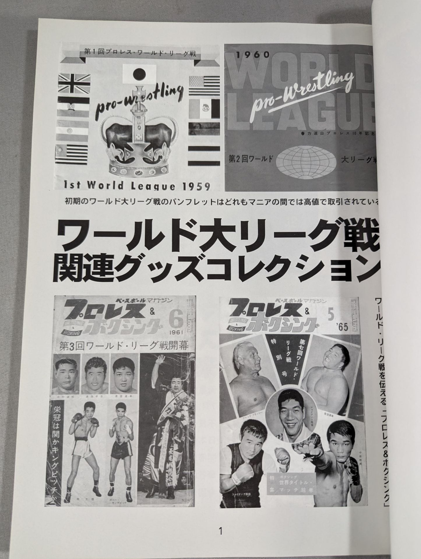 ミック博士の昭和プロレスマガジン第18号 ★特集 ワールド大リーグ戦 第1弾★