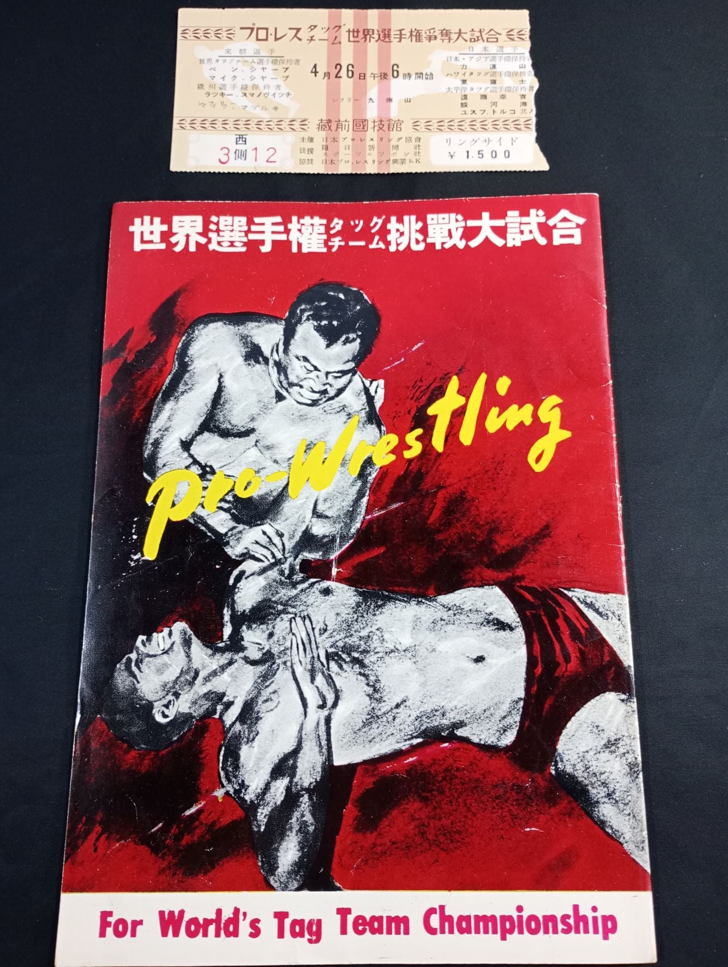 ☆半券付☆ 56世界選手権タッグチーム挑戦大試合 – 闘道館