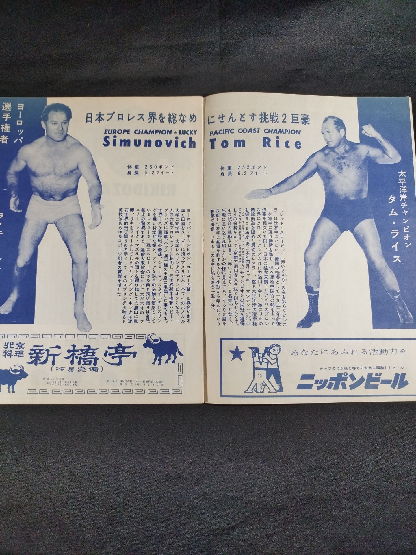 ★ Rikidozan vs Tam Rice ★ Single World FightersChallenger Match