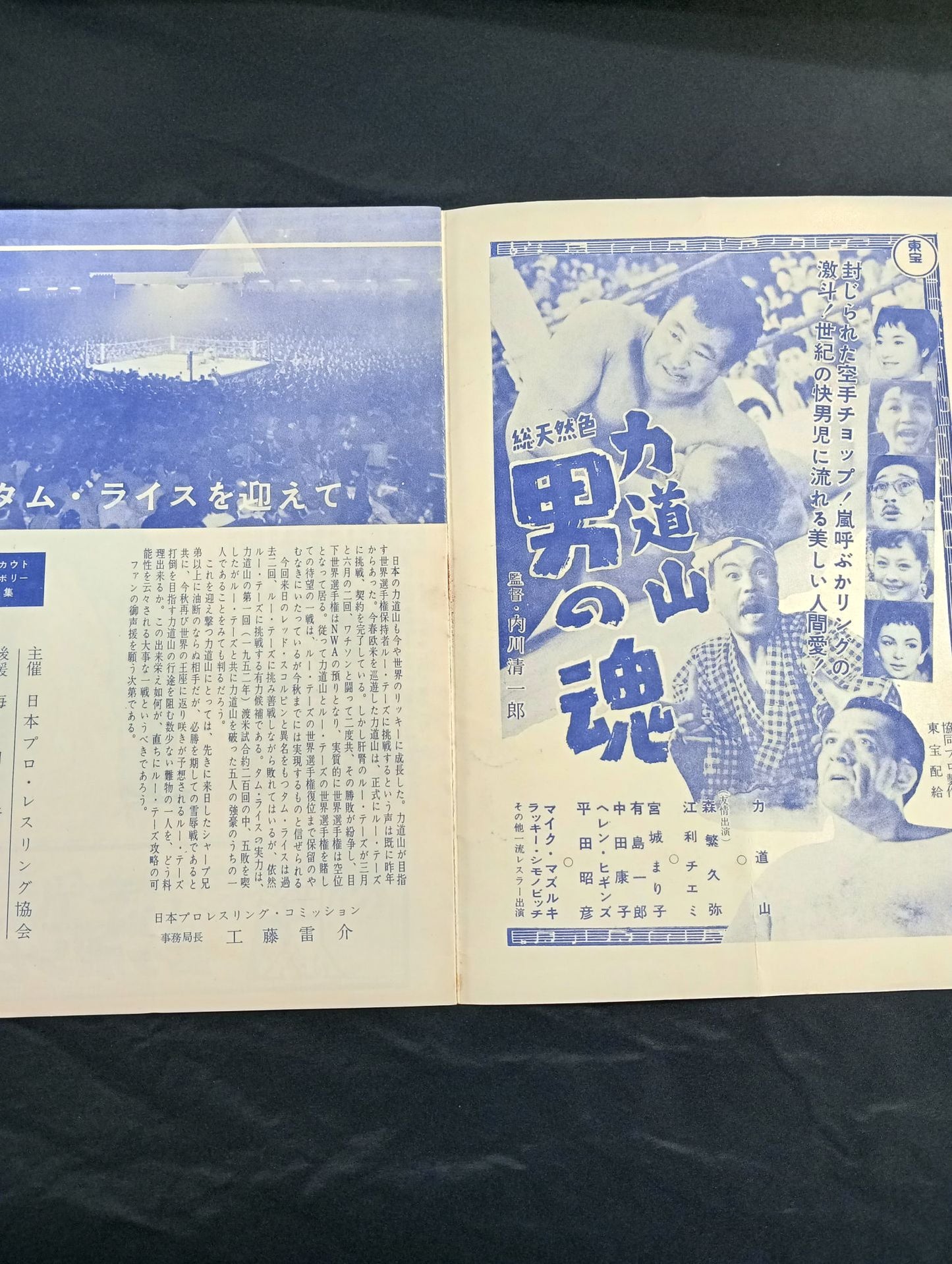 ★力道山vsタム・ライス★ 56シングル世界選手権挑戦者決定試合