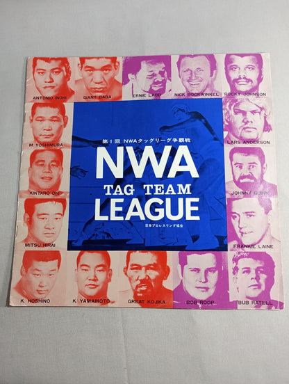 [Kantaro Hoshino  hand signed autograph ] 70 1st NWA Tag League Championship