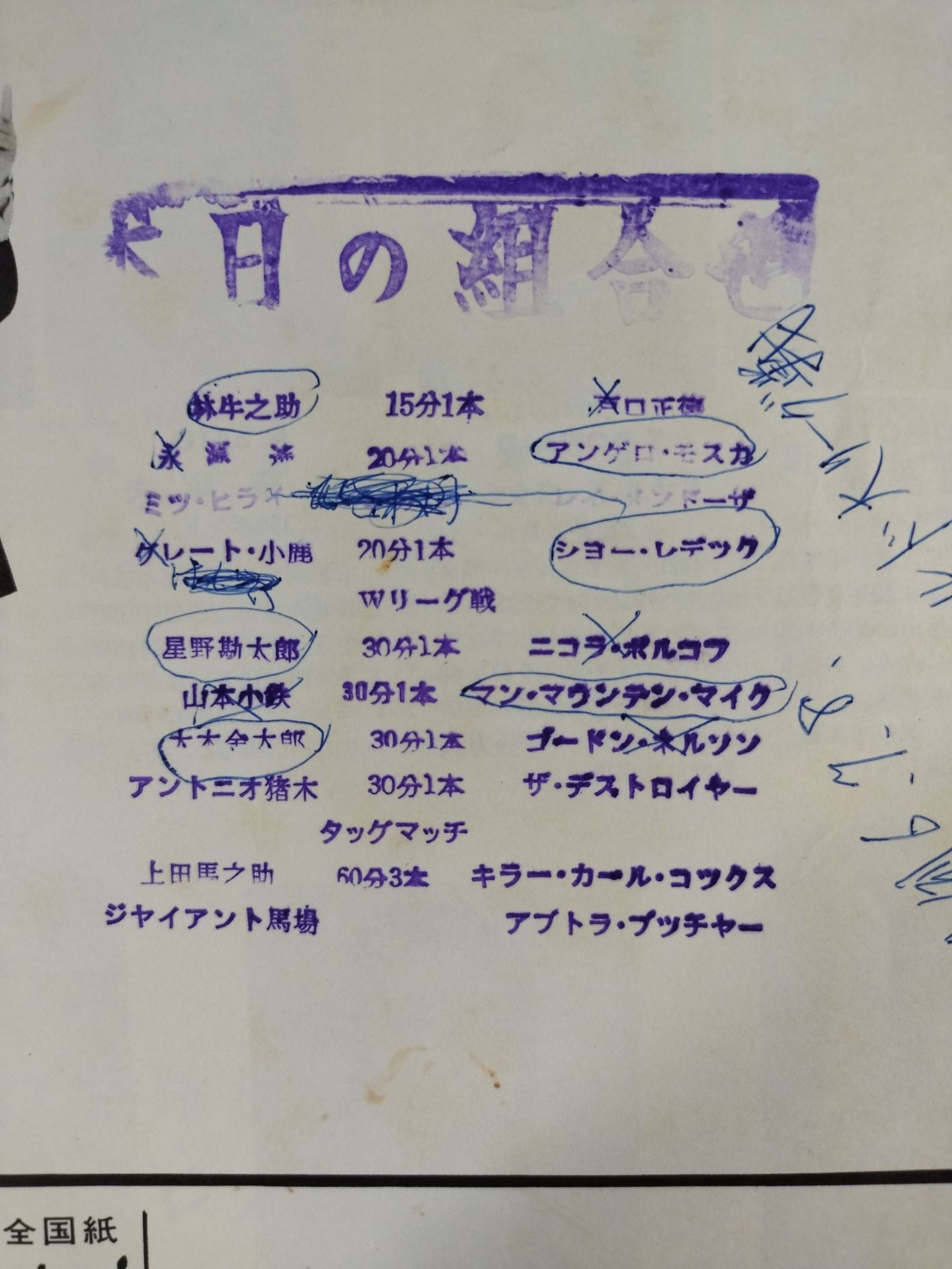 71第13回ワールド大リーグ戦