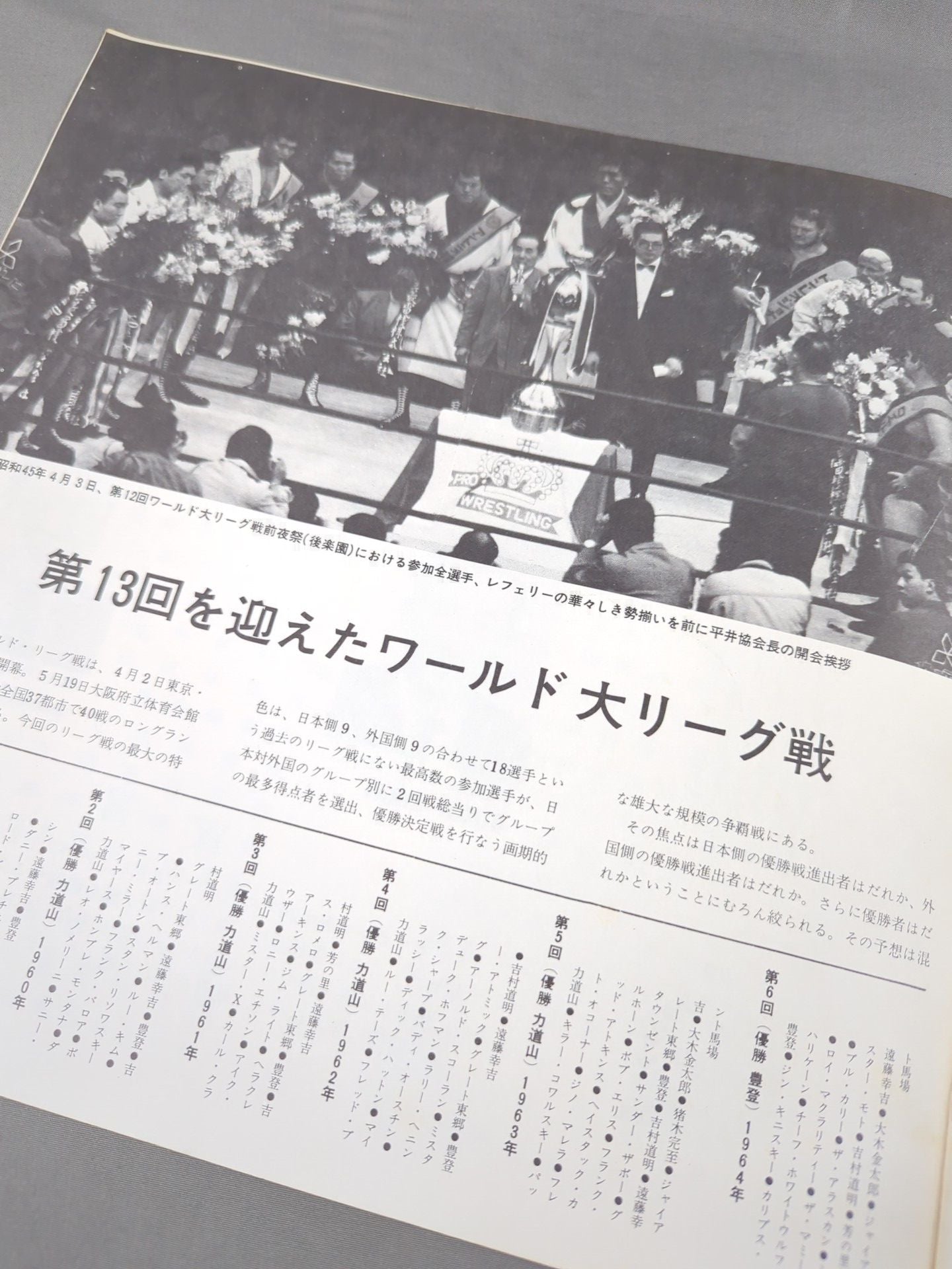 71第13回ワールド大リーグ戦