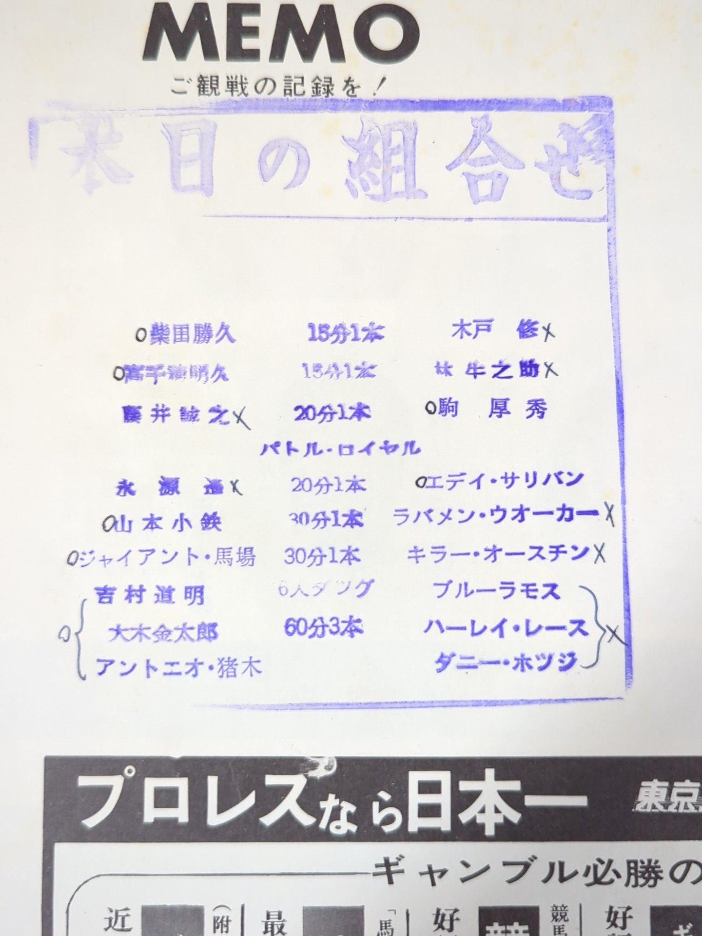 69NWAワールド・チャンピオン・シリーズ