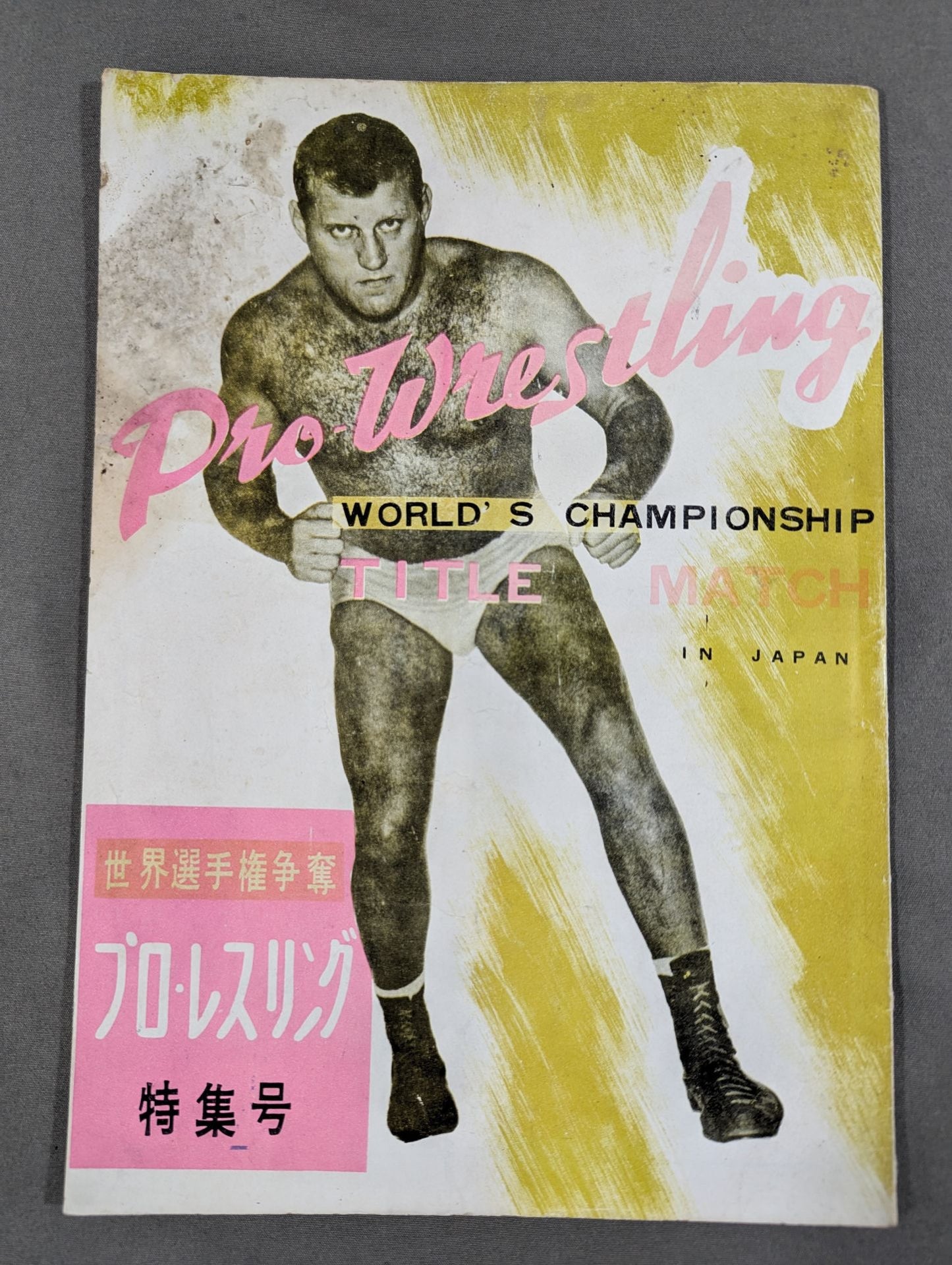 ★旗揚げシリーズ★ 世界選手権争奪 プロ・レスリング 特集号