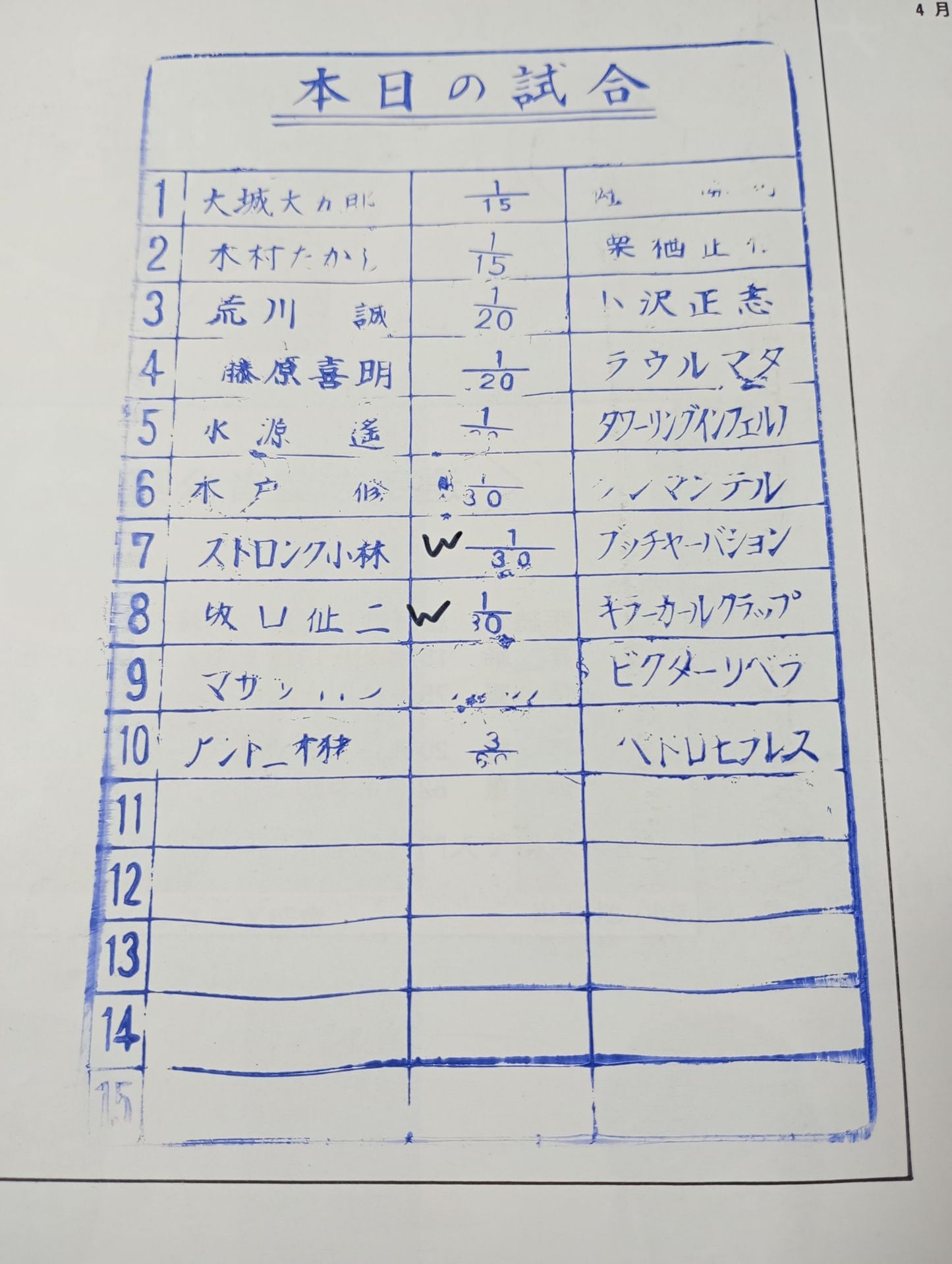 76第3回ワールド大リーグ戦