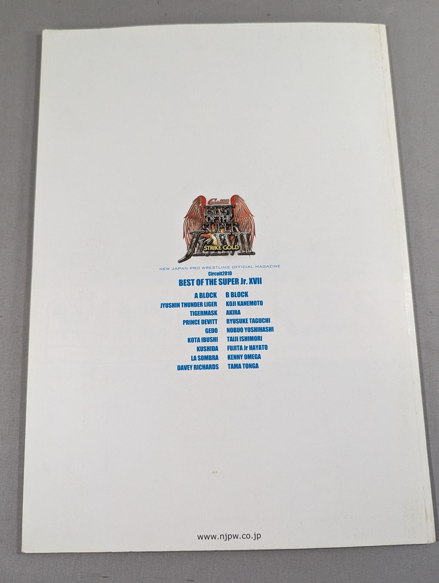 NJPW OFFICIAL MAGAZINE 2010 Vol.4