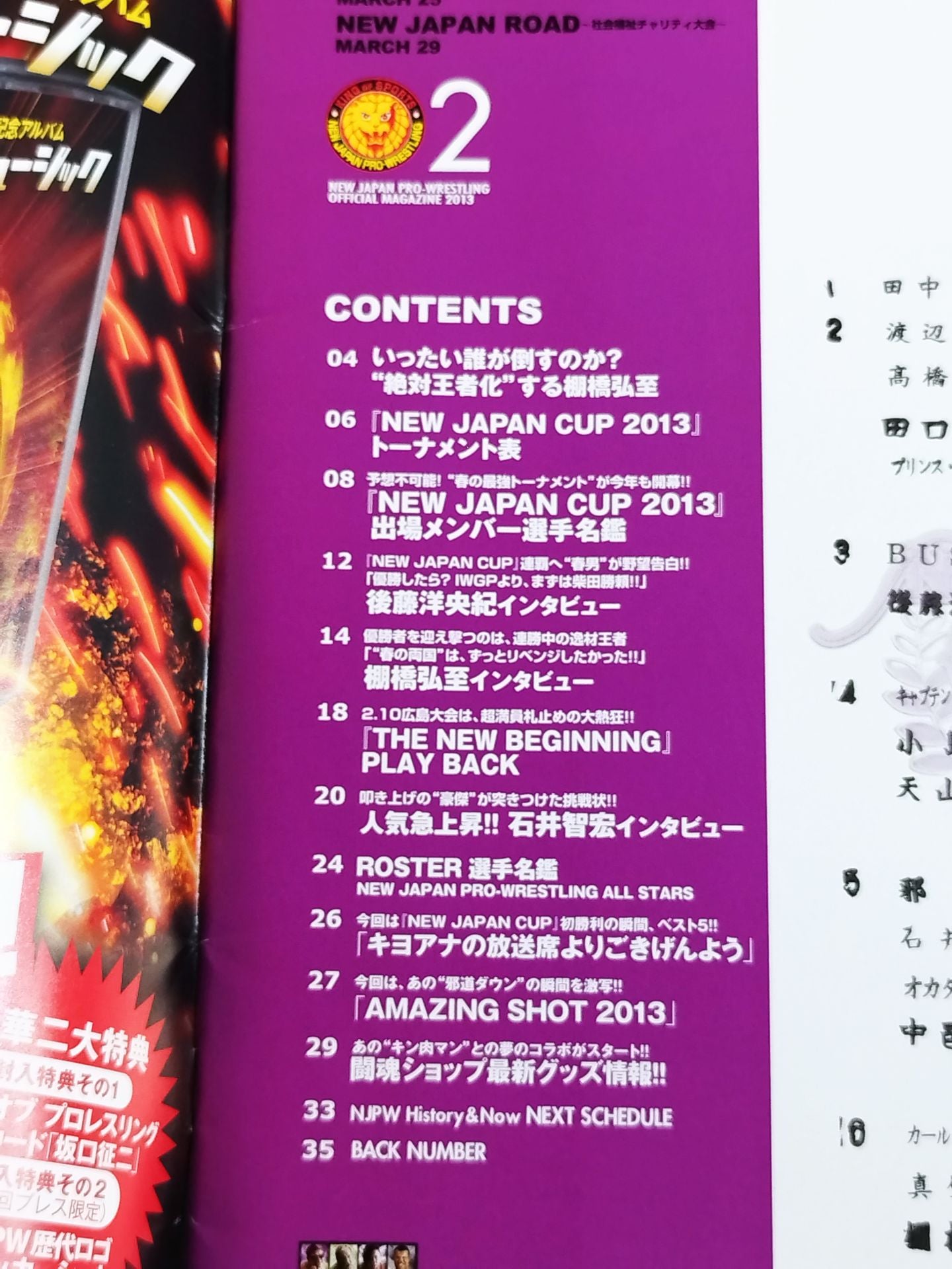 NJPW OFFICIAL MAGAZINE 2013 Vol.2