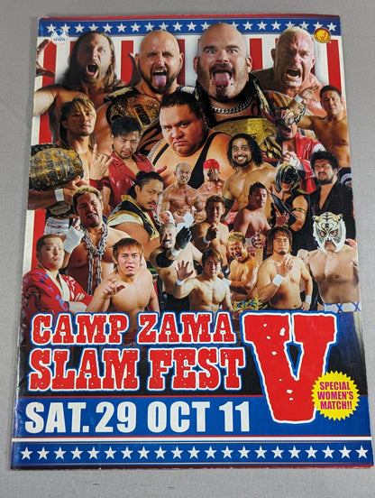 [5 fighters hand signed autograph 】CAMP ZAMA SLAM FEST Ⅴ