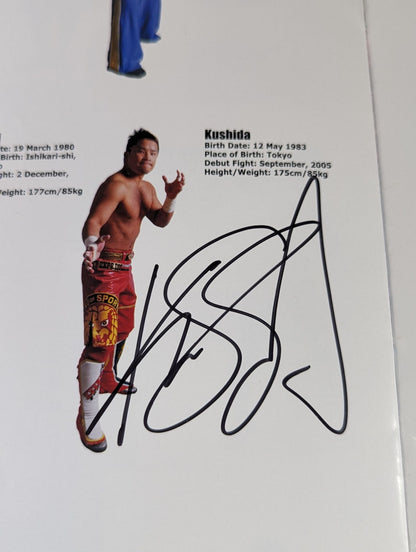 [5 fighters hand signed autograph 】CAMP ZAMA SLAM FEST Ⅴ