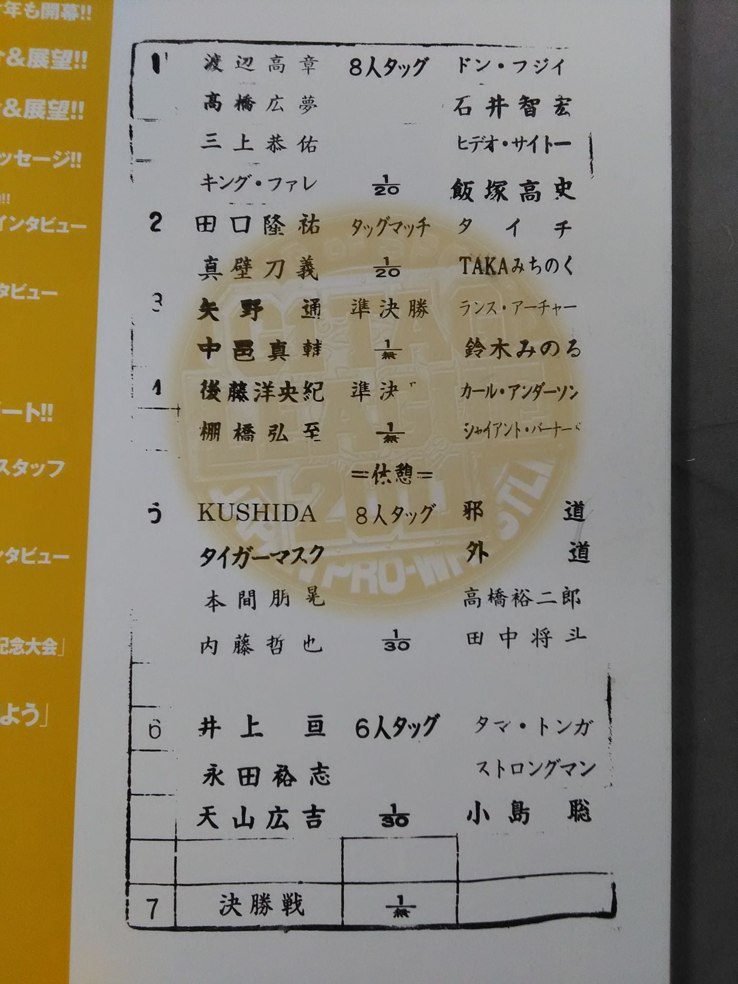 NJPW OFFICIAL MAGAZINE 2011 Vol.7