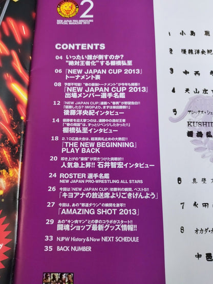 NJPW OFFICIAL MAGAZINE 2013 Vol.2
