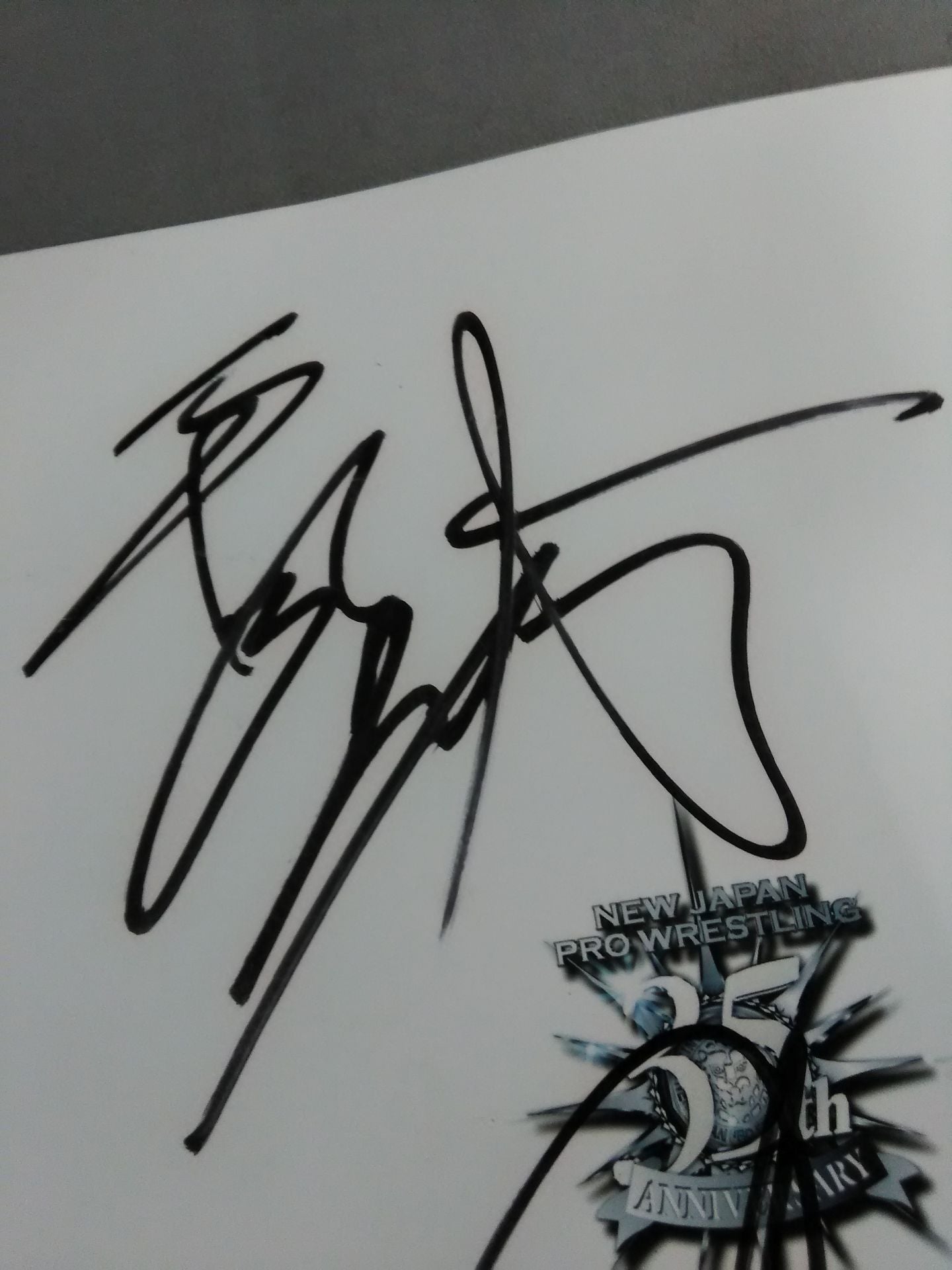 【2選手直筆サイン入り】NJPW OFFICIAL MAGAZINE 2007 Vol.1