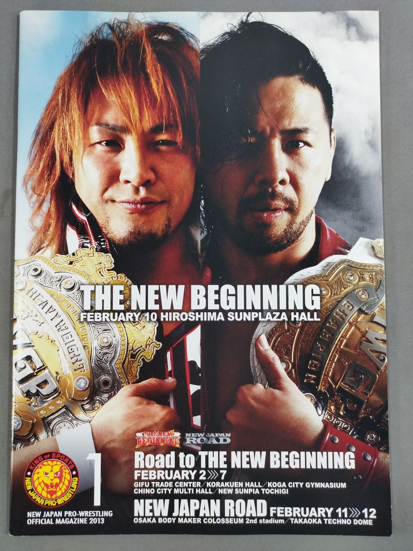 ★ Masato Tanaka vs Tomohiro Ishii NEVER INDISCRIMINATE NJPW ★ OFFICIAL MAGAZINE 2013 Vol.1