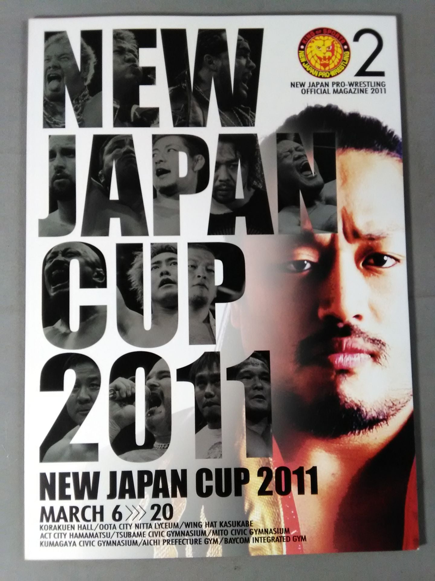 【S・S・Machine hand signed autograph 】NJPW OFFICIAL MAGAZINE 2011 Vol.2
