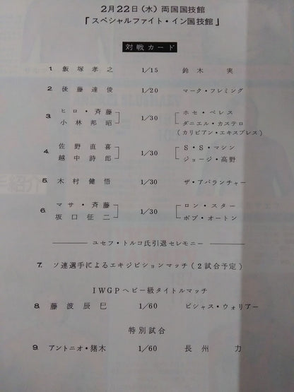 スペシャルファイト・イン国技館