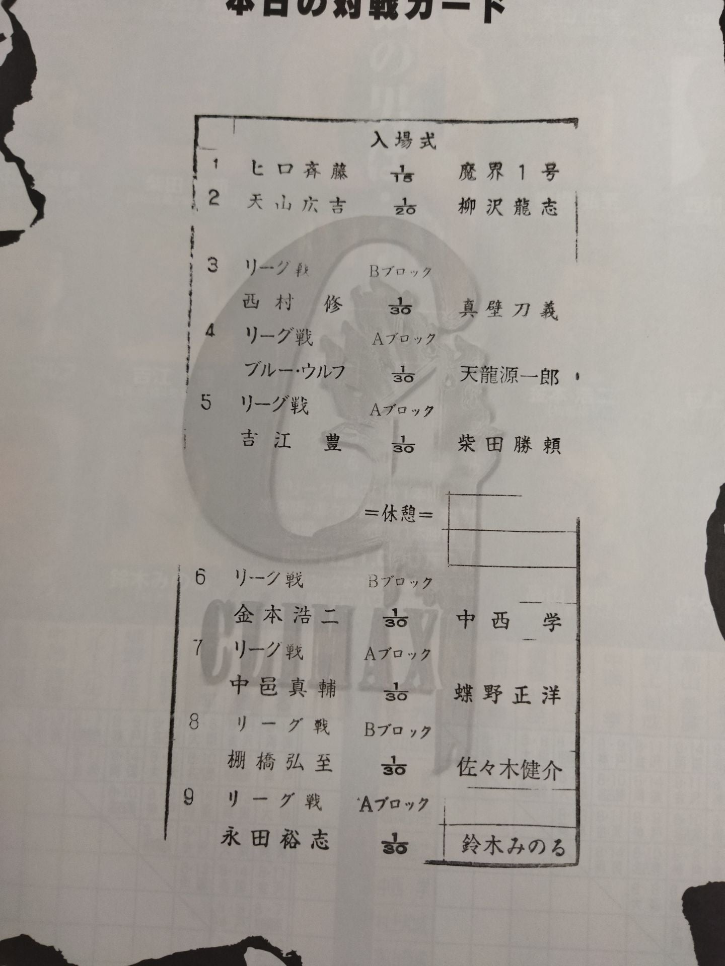 G1 CLIMAX 2004 / G1 CLIMAX 14