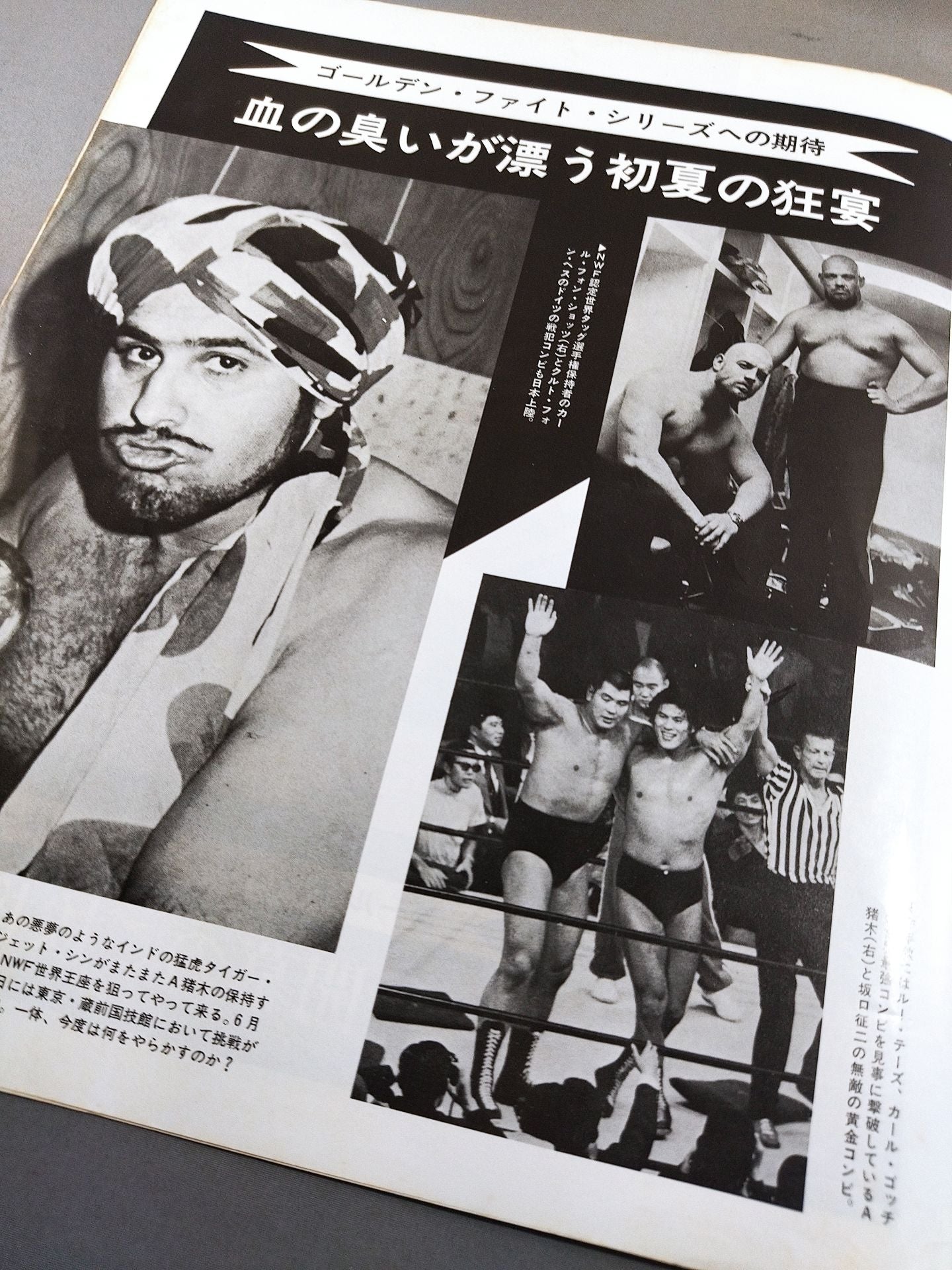 ★ Inoki vs Shin First NWF Match ★ 74 Golden Fight Series